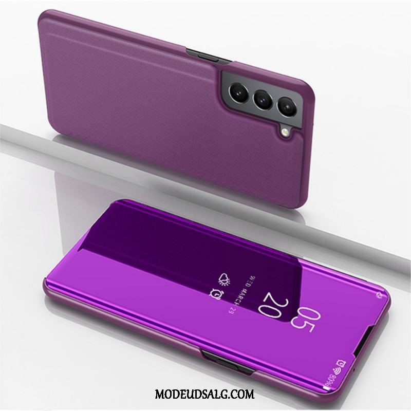 Cover Samsung Galaxy S22 5G Spejl Og Kunstlæder