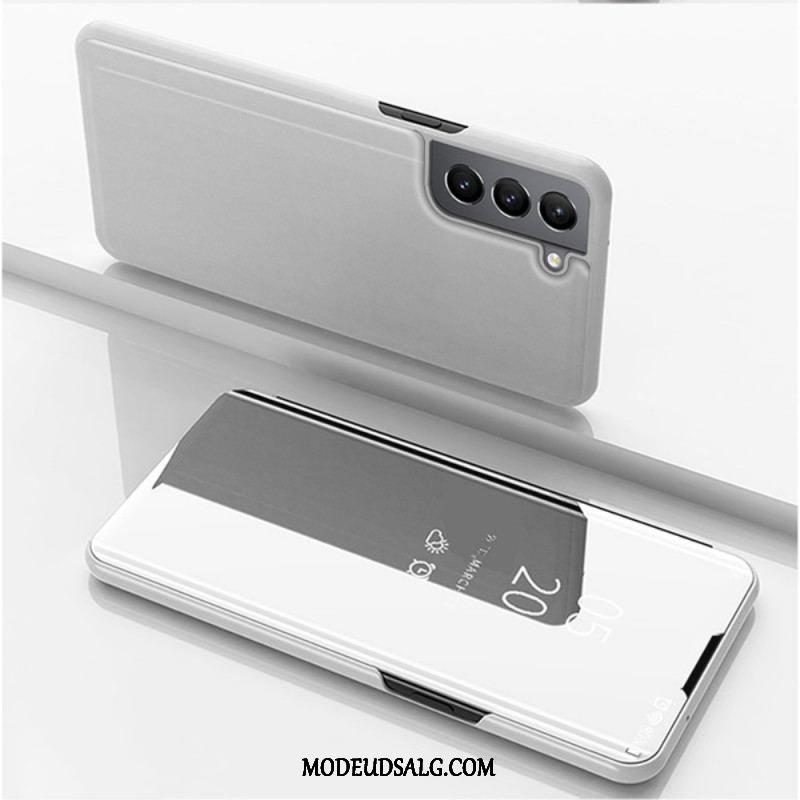 Cover Samsung Galaxy S22 5G Spejl Og Kunstlæder