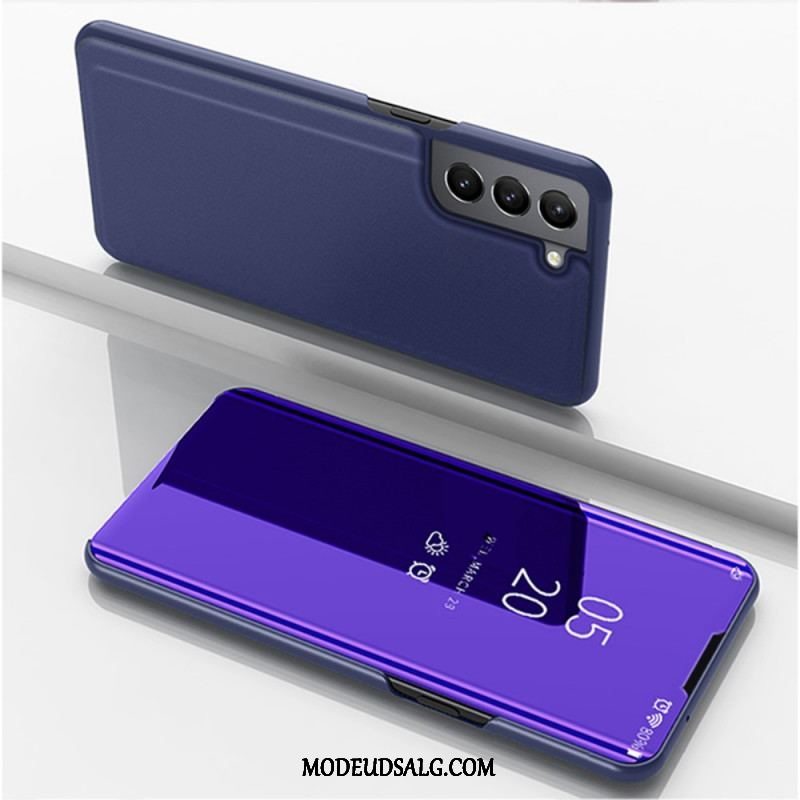 Cover Samsung Galaxy S22 5G Spejl Og Kunstlæder