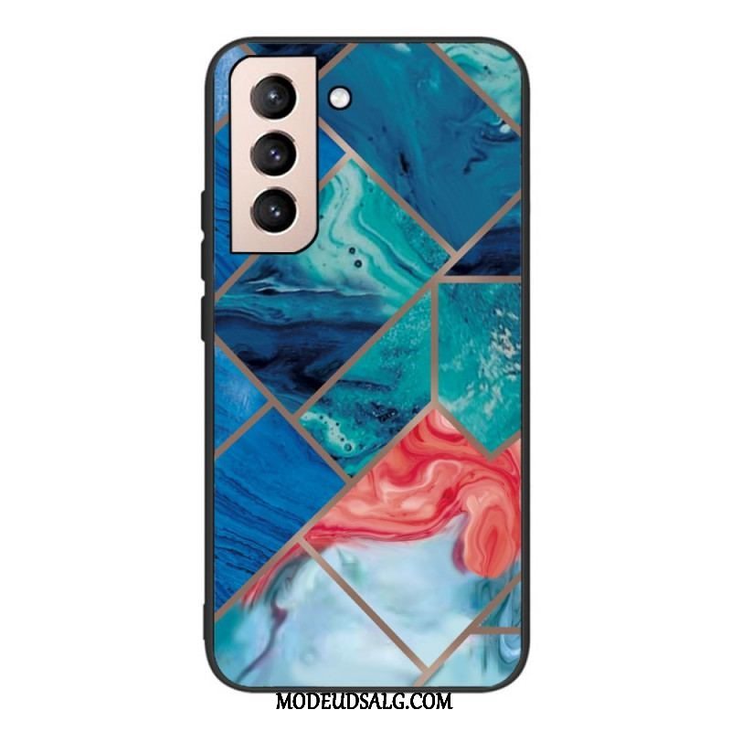 Cover Samsung Galaxy S22 5G Variabel Geometrisk Marmor