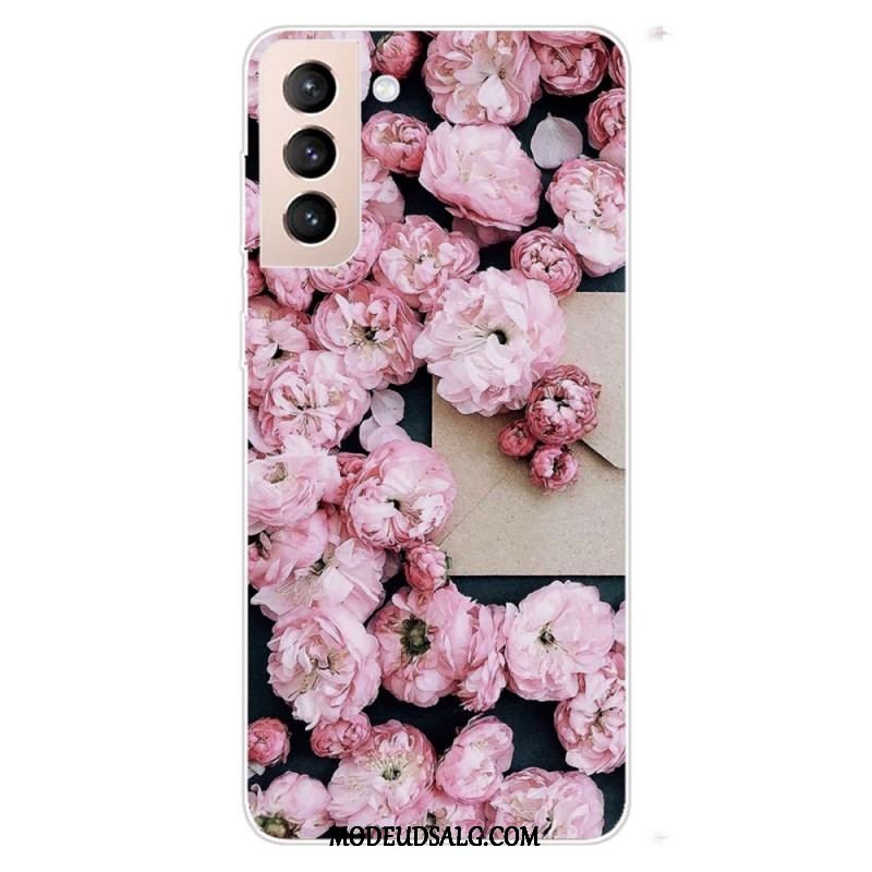 Cover Samsung Galaxy S22 Plus 5G Lyserøde Blomster