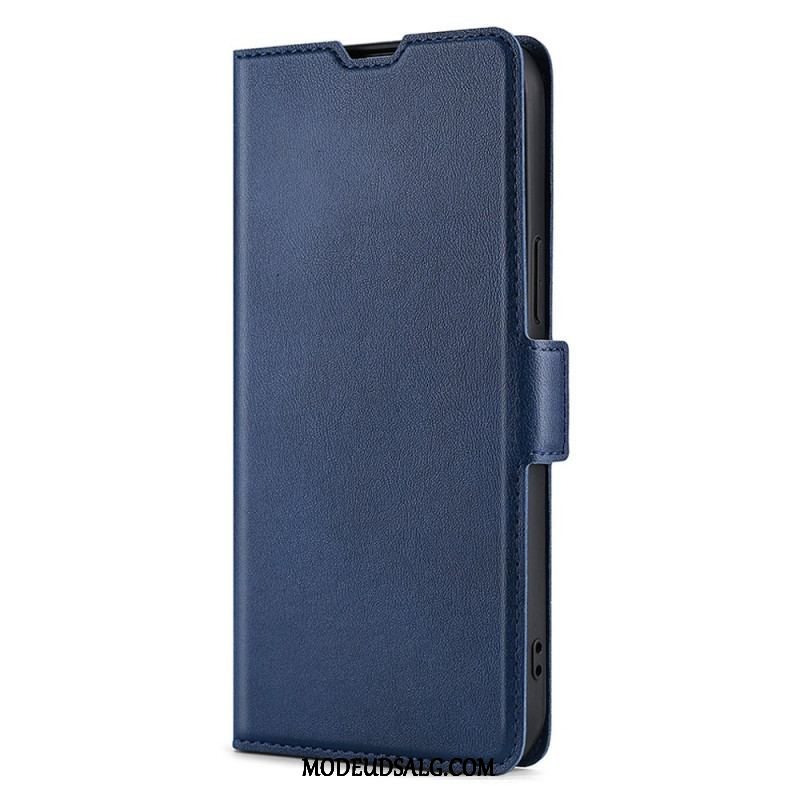 Cover Samsung Galaxy S22 Ultra 5G Flip Cover Klassisk Kunstlæder