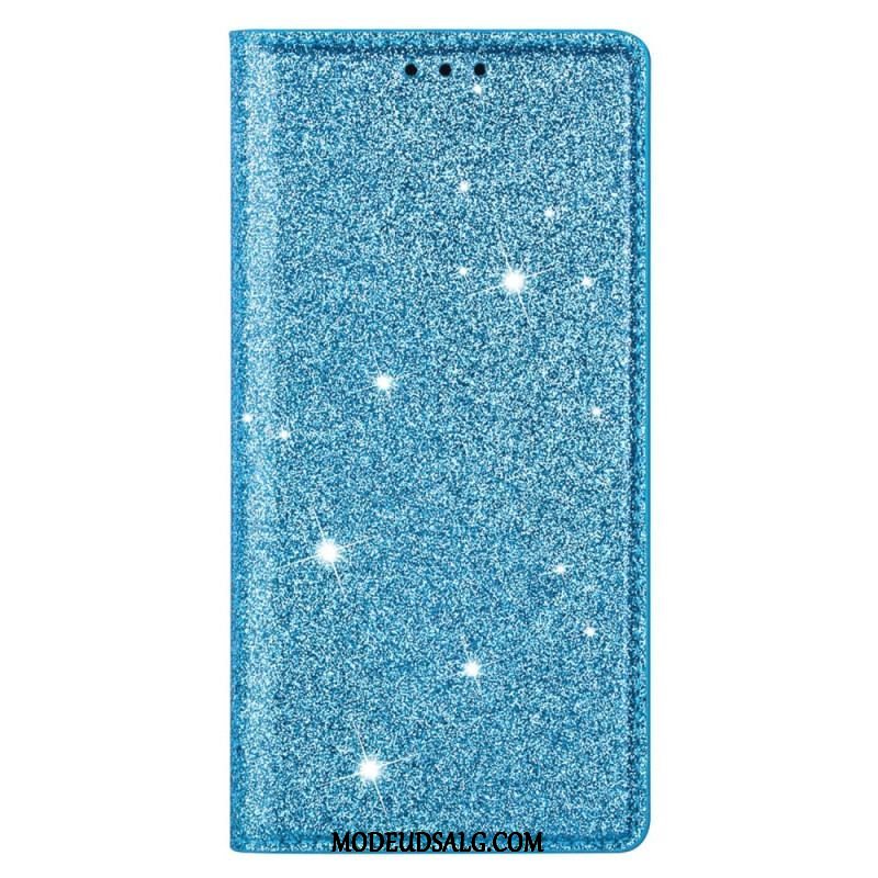 Cover Samsung Galaxy S22 Ultra 5G Flip Cover Sequin Stil