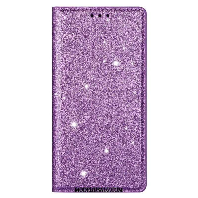 Cover Samsung Galaxy S22 Ultra 5G Flip Cover Sequin Stil