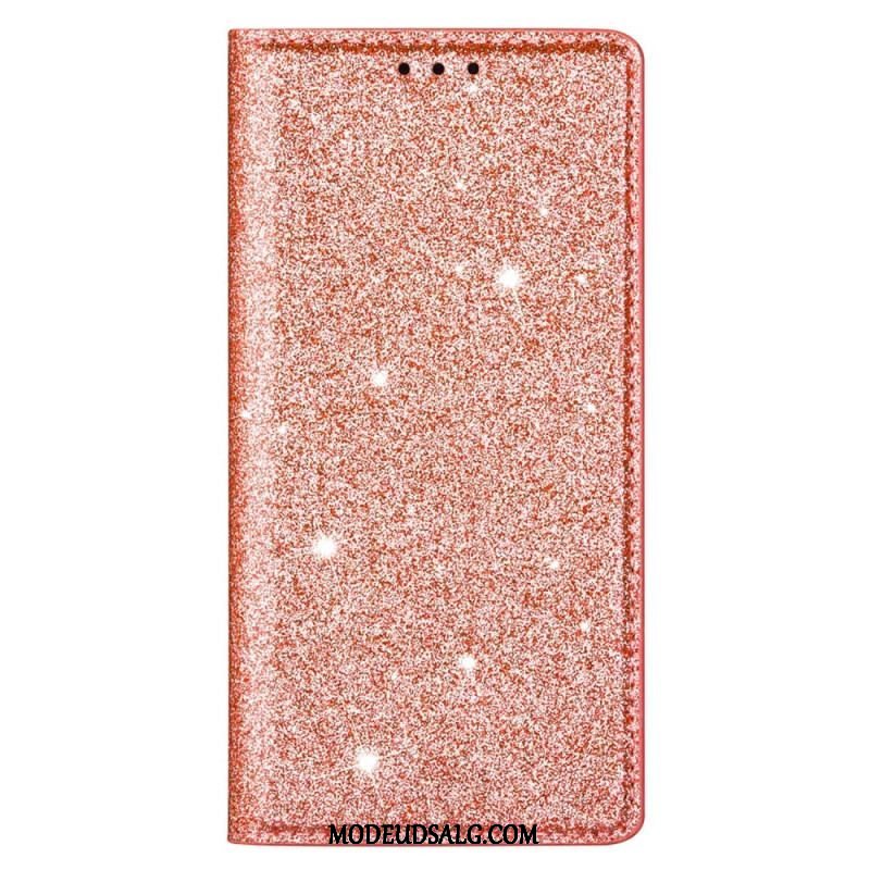 Cover Samsung Galaxy S22 Ultra 5G Flip Cover Sequin Stil