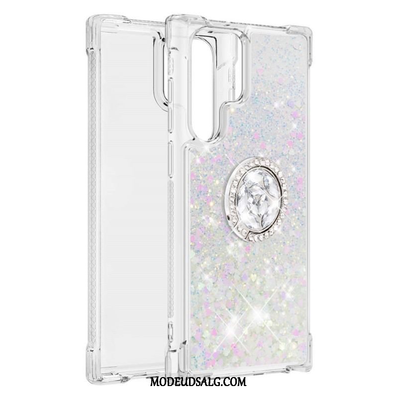 Cover Samsung Galaxy S22 Ultra 5G Glitter Ring-bracket