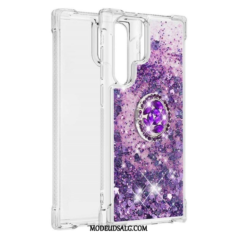 Cover Samsung Galaxy S22 Ultra 5G Glitter Ring-bracket