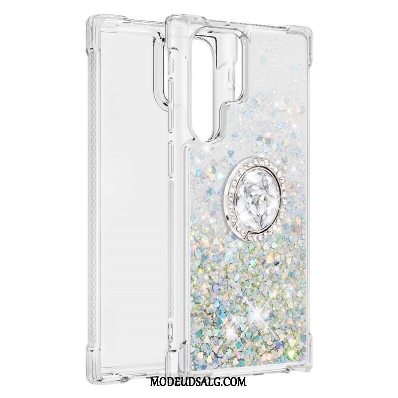 Cover Samsung Galaxy S22 Ultra 5G Glitter Ring-bracket