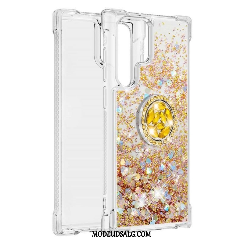 Cover Samsung Galaxy S22 Ultra 5G Glitter Ring-bracket