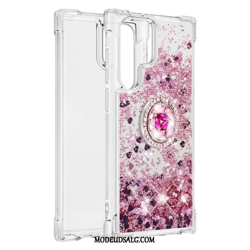 Cover Samsung Galaxy S22 Ultra 5G Glitter Ring-bracket