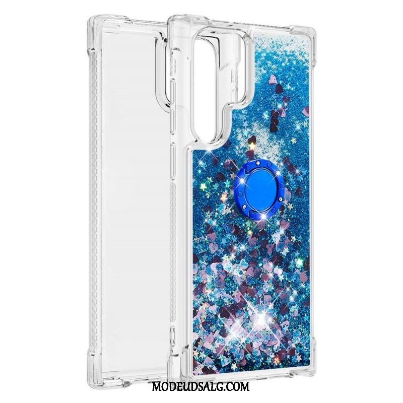 Cover Samsung Galaxy S22 Ultra 5G Glitter Ring-bracket