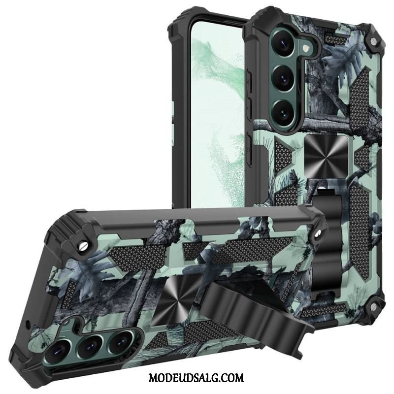 Cover Samsung Galaxy S23 5G Camouflage Aftagelig Støtte