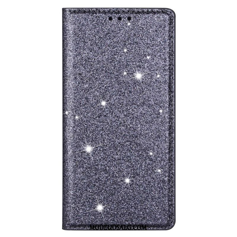 Cover Samsung Galaxy S23 5G Flip Cover Sequin Stil