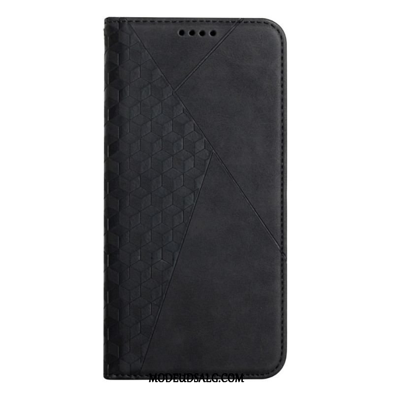 Cover Samsung Galaxy S23 5G Flip Cover Stil Læder 3d Mønster