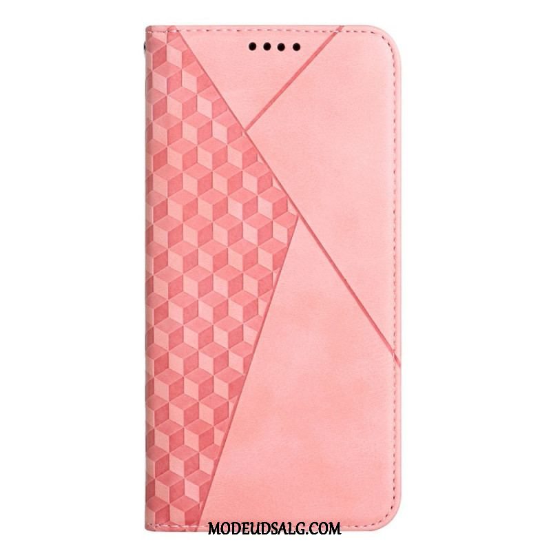 Cover Samsung Galaxy S23 5G Flip Cover Stil Læder 3d Mønster