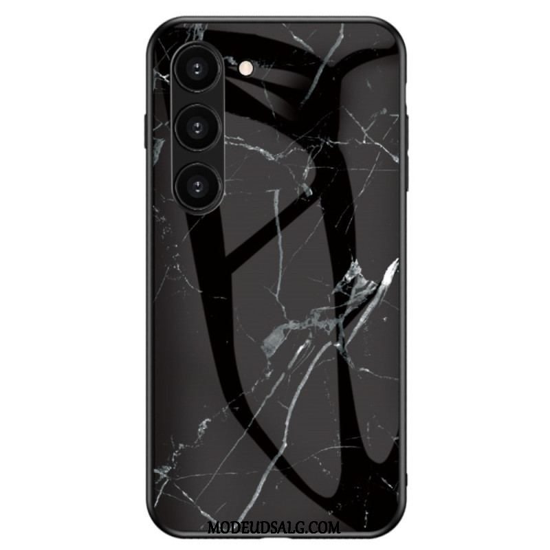 Cover Samsung Galaxy S23 5G Marmor Hærdet Glas