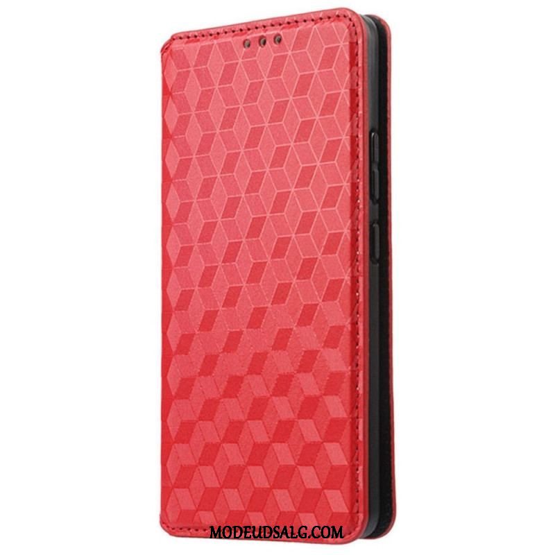 Cover Samsung Galaxy S23 Ultra 5G Flip Cover 3d Mønster