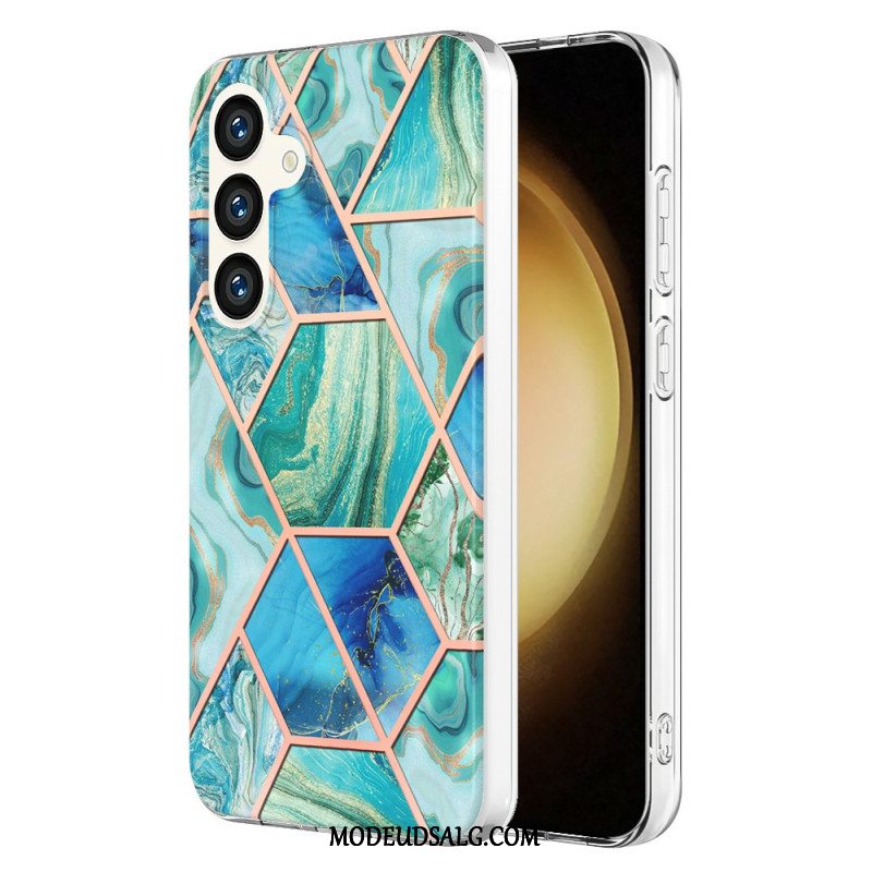 Cover Samsung Galaxy S24 5g Geometrisk Marmor