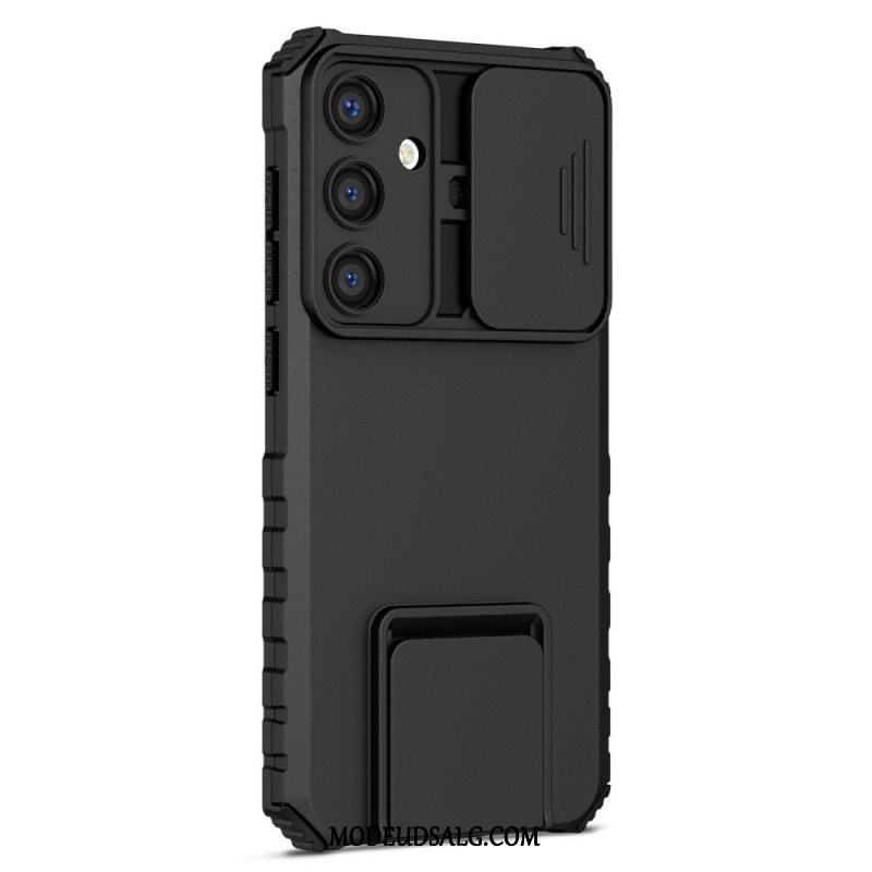 Cover Samsung Galaxy S24 Plus 5g Telefon Etui Med Støtte Og Glidende Linsebeskyttelse