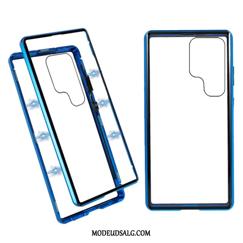 Cover Samsung Galaxy S24 Ultra 5g Magnetisk Hærdet Glas Og Dobbelt Beskyttelse