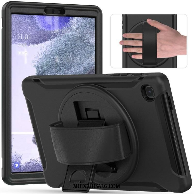 Cover Samsung Galaxy Tab A7 Lite Beskyttelsessæt Tredobbelt Beskyttelse Med Rem Og Holder