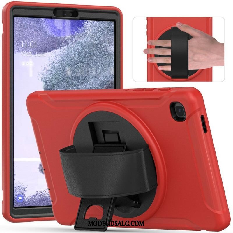 Cover Samsung Galaxy Tab A7 Lite Beskyttelsessæt Tredobbelt Beskyttelse Med Rem Og Holder