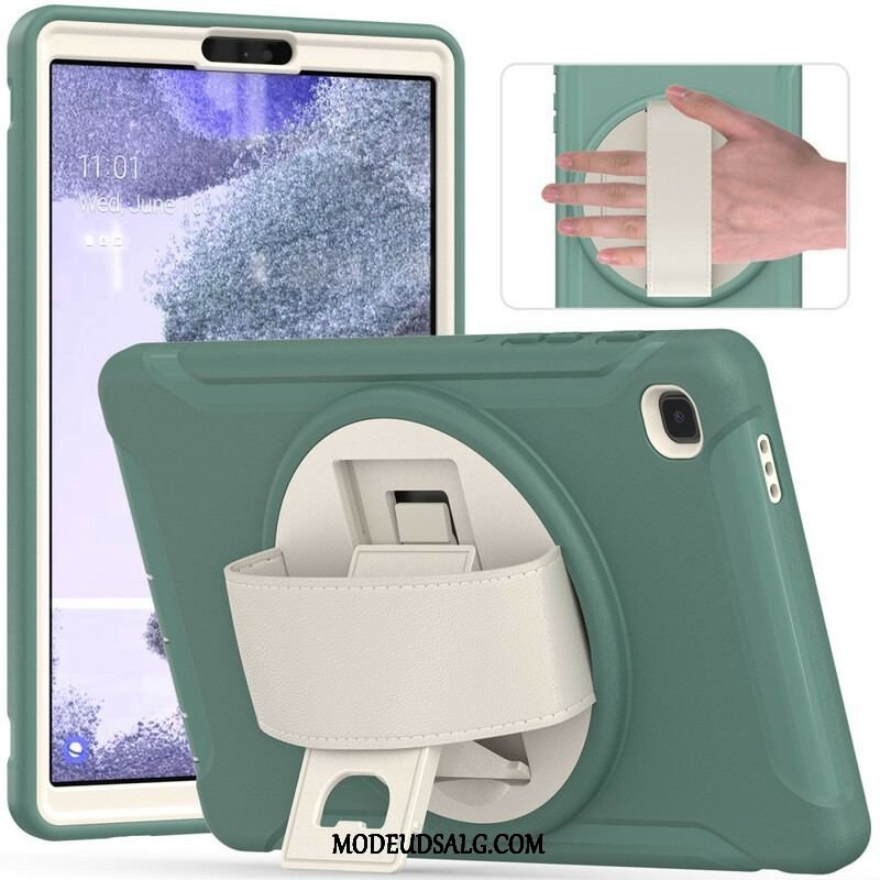 Cover Samsung Galaxy Tab A7 Lite Beskyttelsessæt Tredobbelt Beskyttelse Med Rem Og Holder