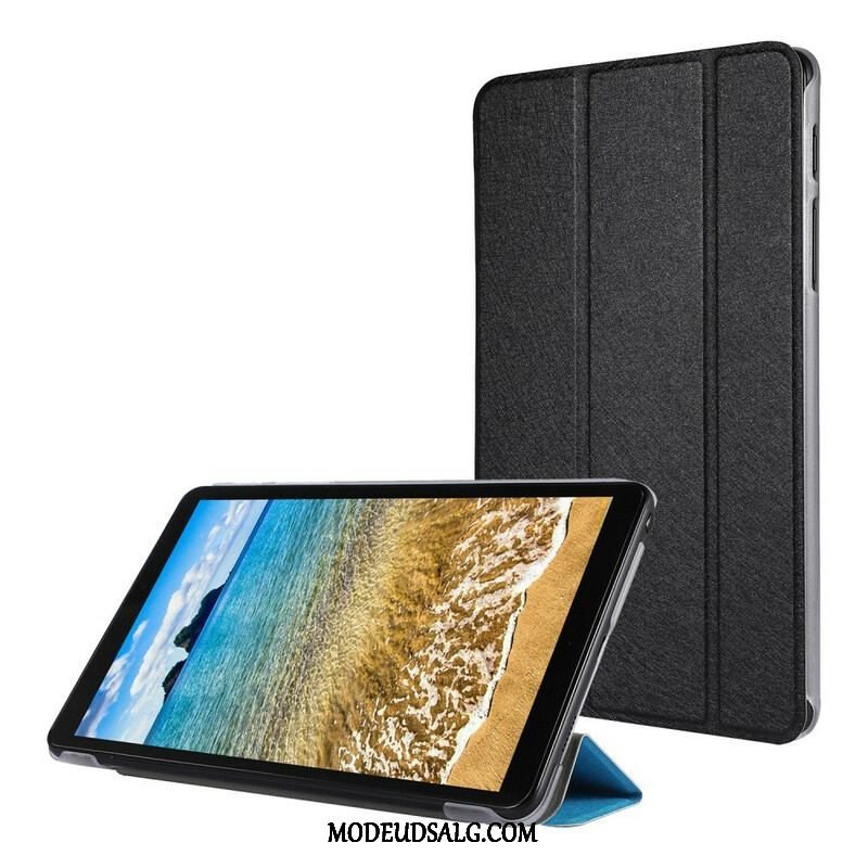 Cover Samsung Galaxy Tab A7 Lite Imiteret Læder Silke Tekstur