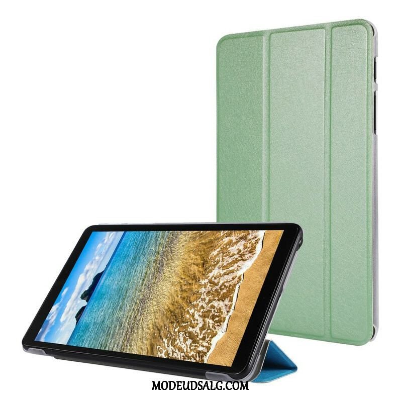 Cover Samsung Galaxy Tab A7 Lite Imiteret Læder Silke Tekstur