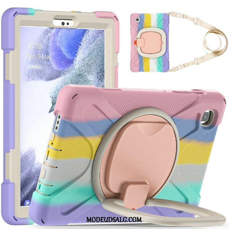 Cover Samsung Galaxy Tab A7 Lite Multifunktionel Skulderremsfarve