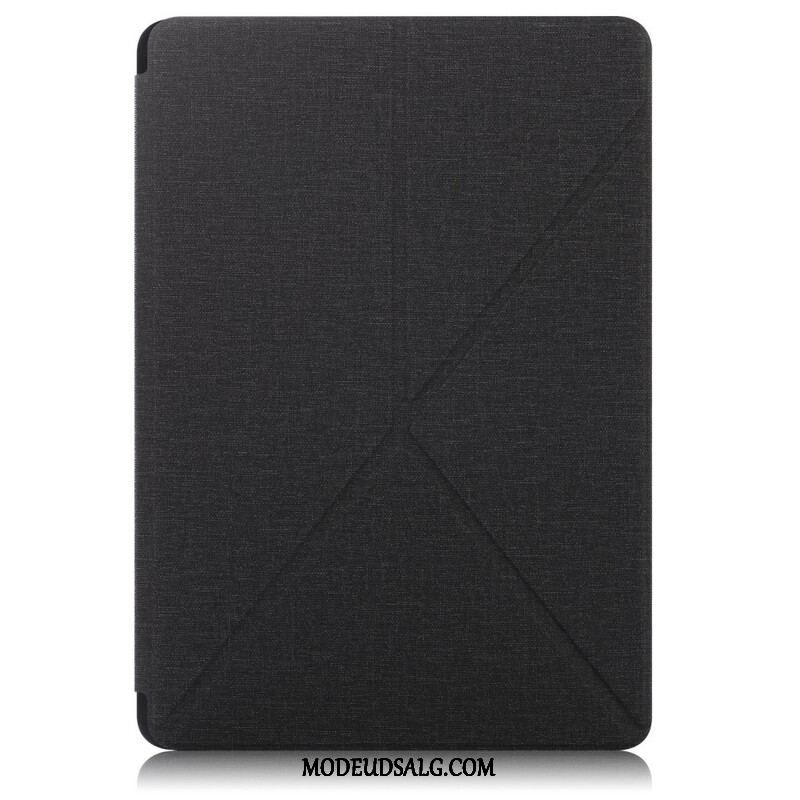 Cover Samsung Galaxy Tab S7 FE Origami Stof Tekstur