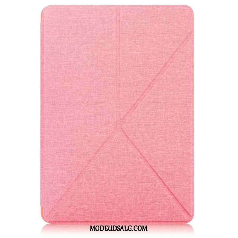 Cover Samsung Galaxy Tab S7 FE Origami Stof Tekstur