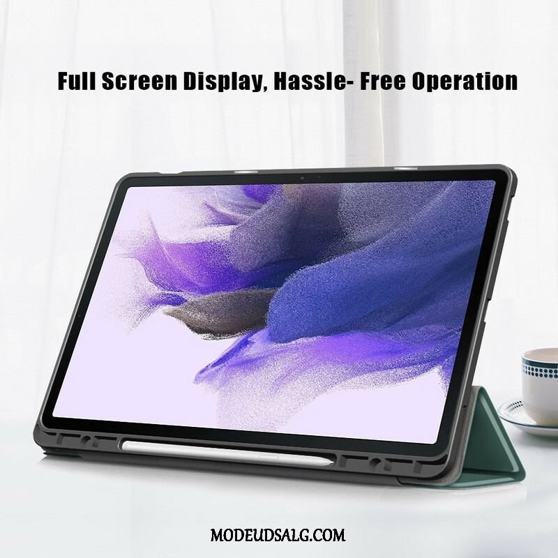 Cover Samsung Galaxy Tab S7 FE Tri-fold Forstærket Penneholder