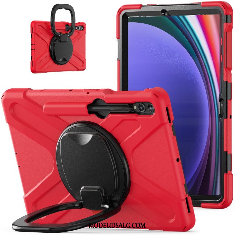 Cover Samsung Galaxy Tab S9 Fe Plus Roterende Multifunktionsstøtte Og Håndtag