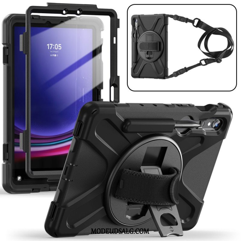 Cover Samsung Galaxy Tab S9 Fe Skulderstøtte Og Rem