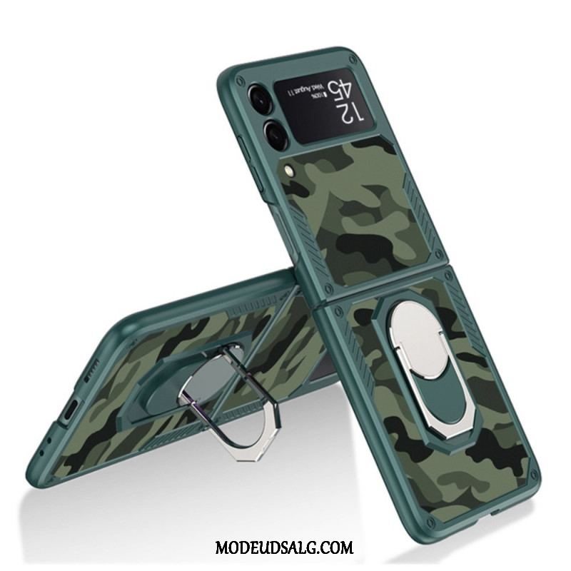 Cover Samsung Galaxy Z Flip 3 5G Flip Cover Gkk Camo Support Ring