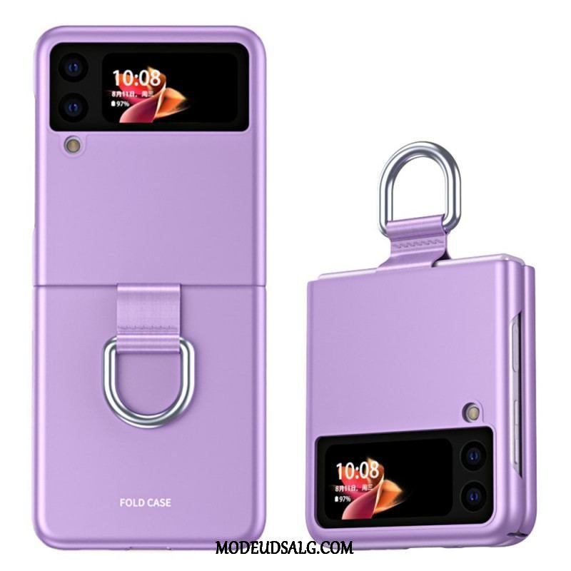 Cover Samsung Galaxy Z Flip 3 5G Flip Cover Skin-touch Med Ring