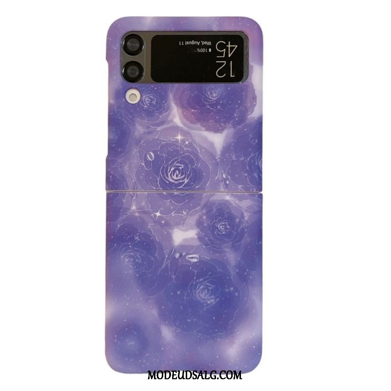 Cover Samsung Galaxy Z Flip 4 Flip Cover Blomster Art