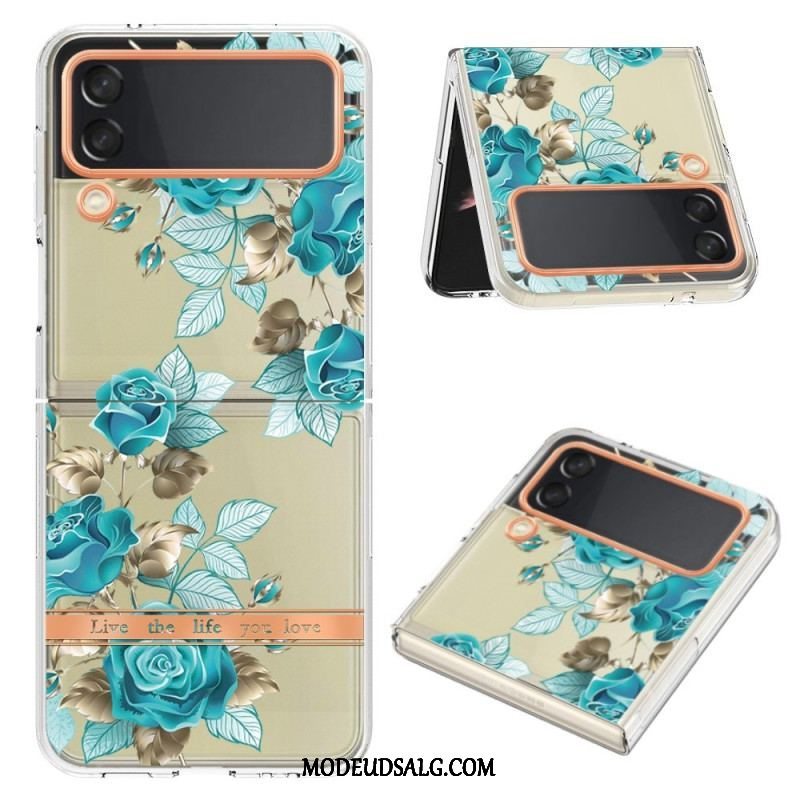 Cover Samsung Galaxy Z Flip 4 Flip Cover Blomstret