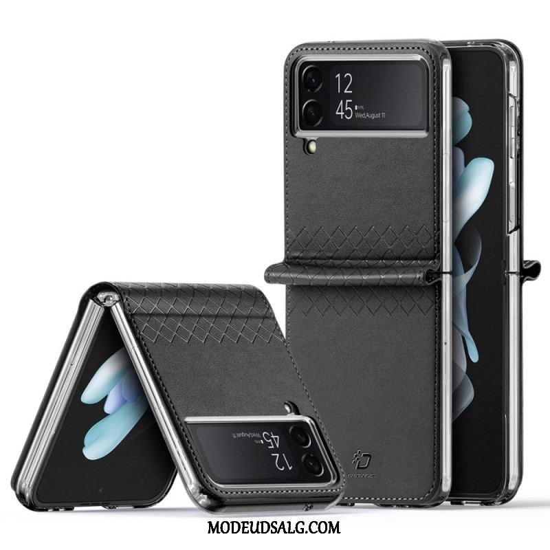 Cover Samsung Galaxy Z Flip 4 Flip Cover Dux Ducis I Imiteret Læder