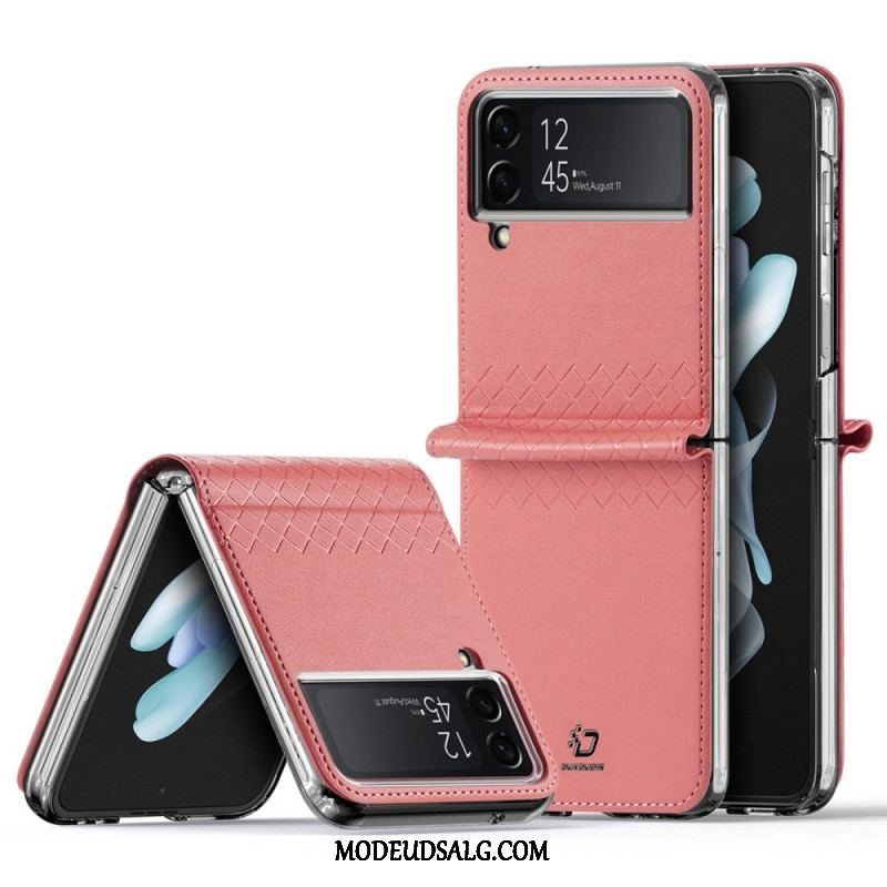 Cover Samsung Galaxy Z Flip 4 Flip Cover Dux Ducis I Imiteret Læder