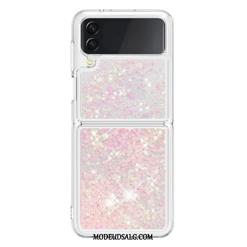 Cover Samsung Galaxy Z Flip 4 Flip Cover Farverige Pailletter