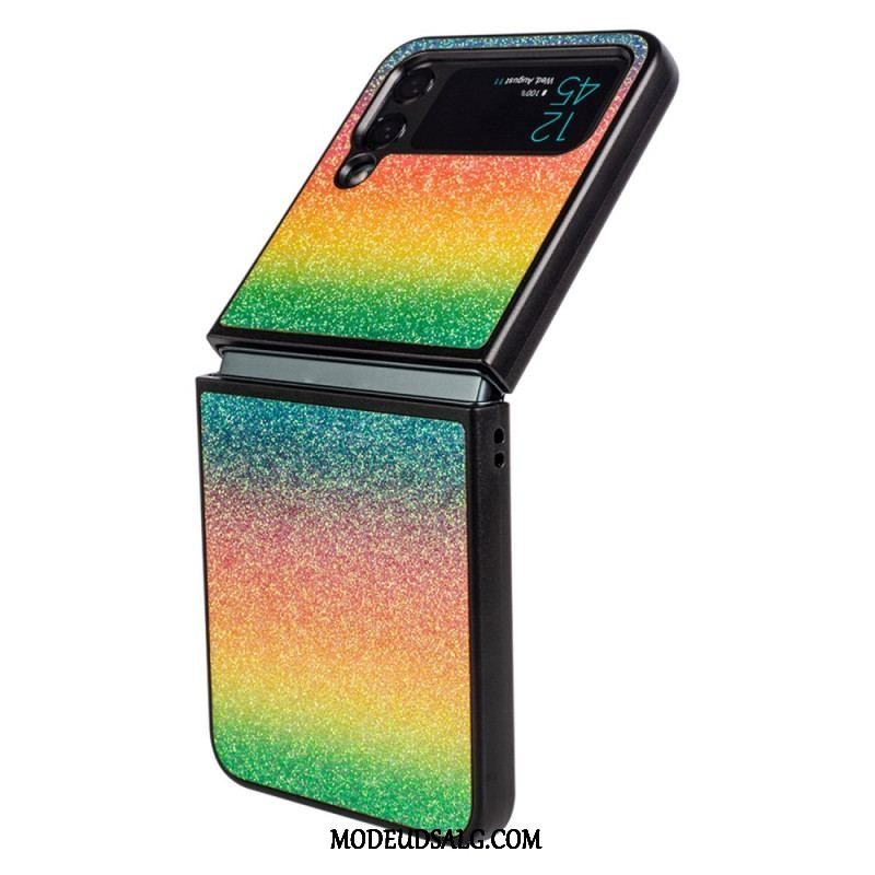 Cover Samsung Galaxy Z Flip 4 Flip Cover Glitter Gradienter