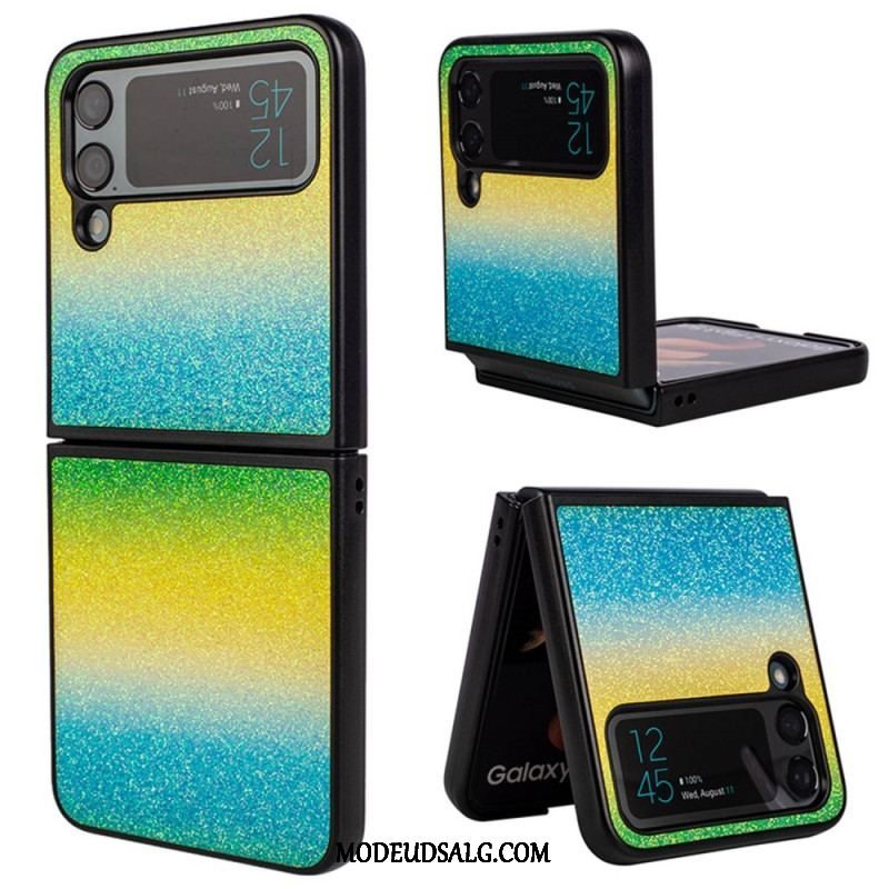 Cover Samsung Galaxy Z Flip 4 Flip Cover Glitter Gradienter