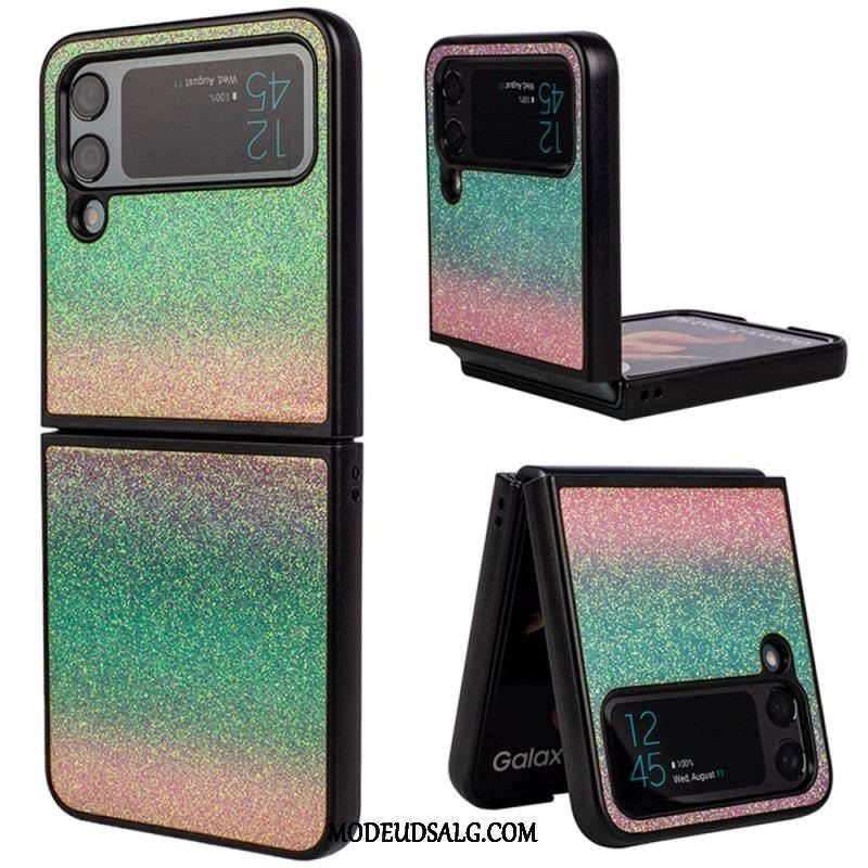 Cover Samsung Galaxy Z Flip 4 Flip Cover Glitter Gradienter