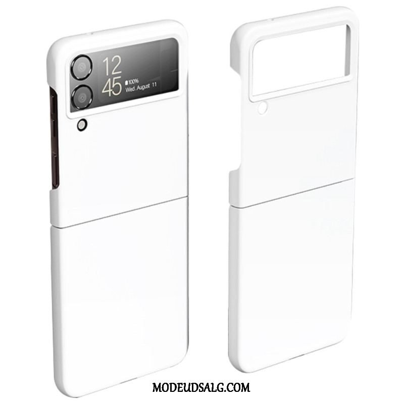 Cover Samsung Galaxy Z Flip 4 Flip Cover Klassisk Slank Silikone