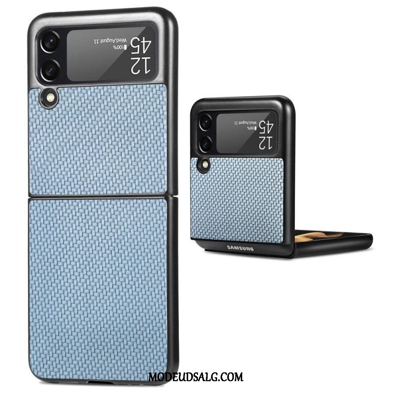 Cover Samsung Galaxy Z Flip 4 Flip Cover Tekstureret Kulfiber