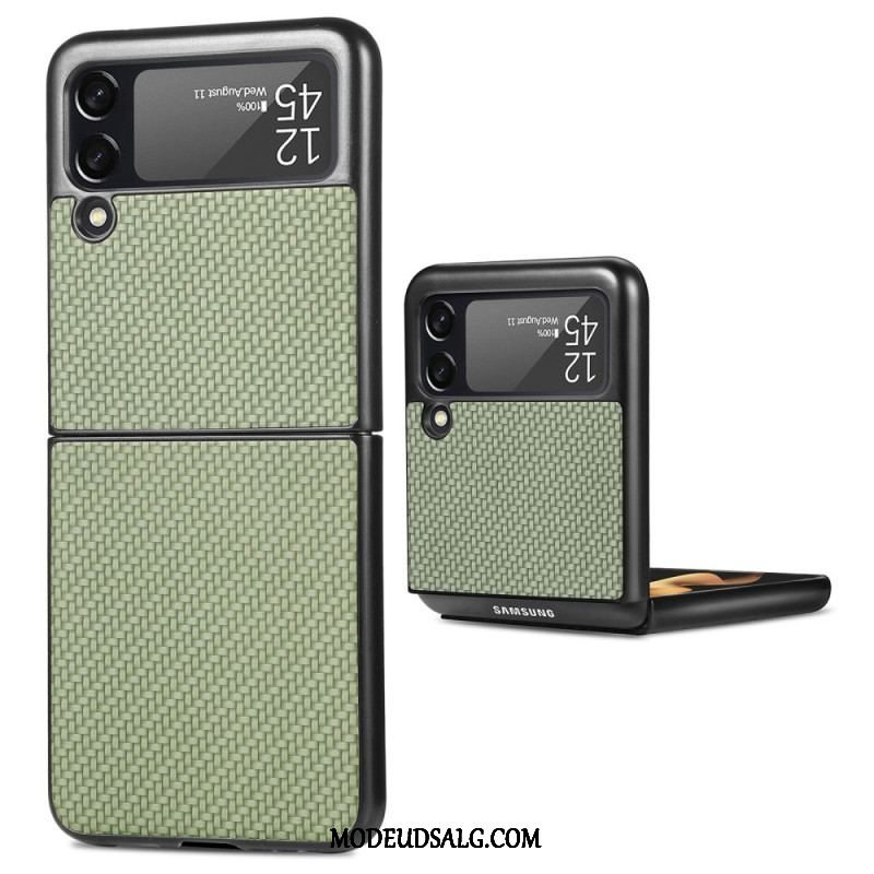 Cover Samsung Galaxy Z Flip 4 Flip Cover Tekstureret Kulfiber