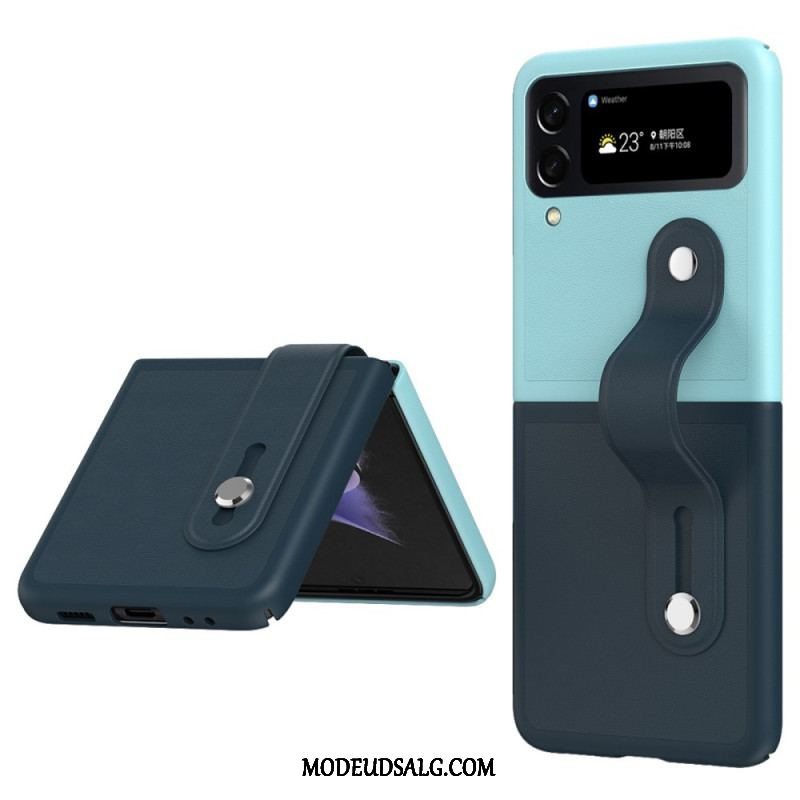 Cover Samsung Galaxy Z Flip 4 Flip Cover Tofarvet Rem