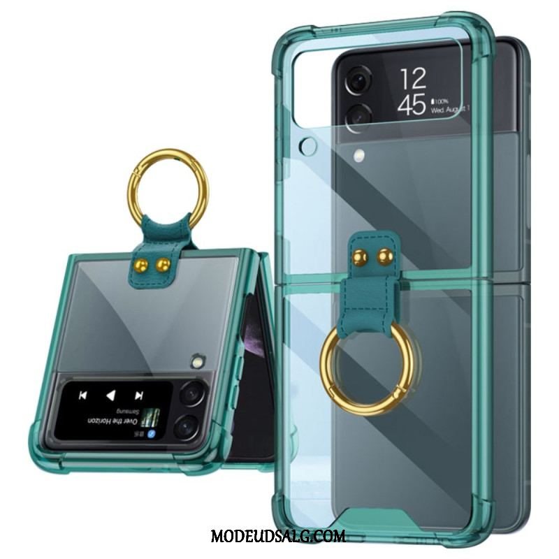 Cover Samsung Galaxy Z Flip 4 Flip Cover Tonet Med Gkk Ring